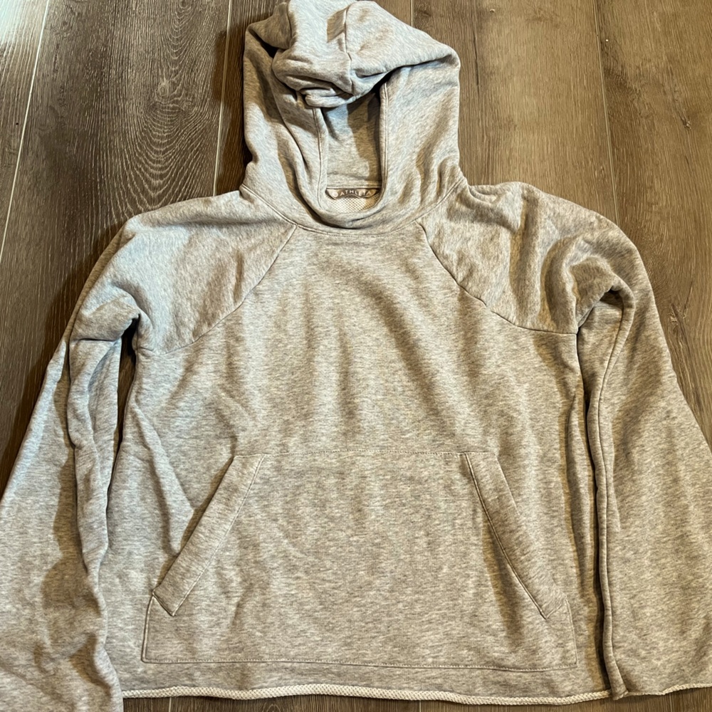 Athleta light weight gray size small hoodie